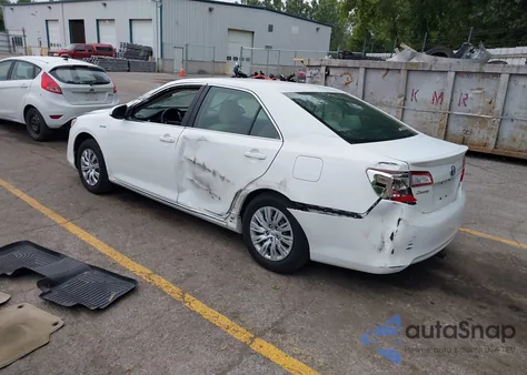 2012 Toyota Camry Hybrid Le из США, поврежденный, VIN 4T1BD1FK5CU046718